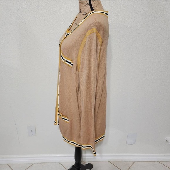 TALBOTS Super Soft Tipped Cashmere Cardigan plus size 3X NEW!!! - Picture 3 of 8